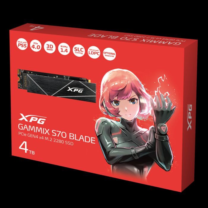 Накопитель SSD M.2 2280 1TB ADATA (AGAMMIXS70B-1T-CS) изображение 6