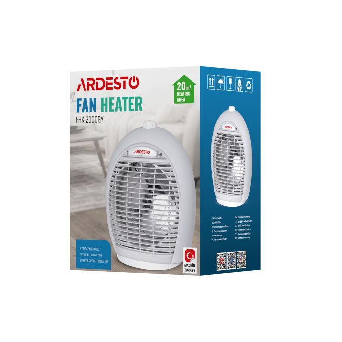 Обігрівач Ardesto FHK-2000GY зображення 9
