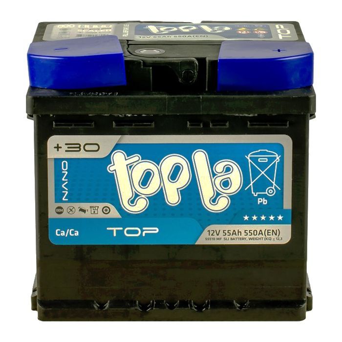 Аккумулятор автомобильный Topla 55 Ah/12V TOP Euro (118 655)