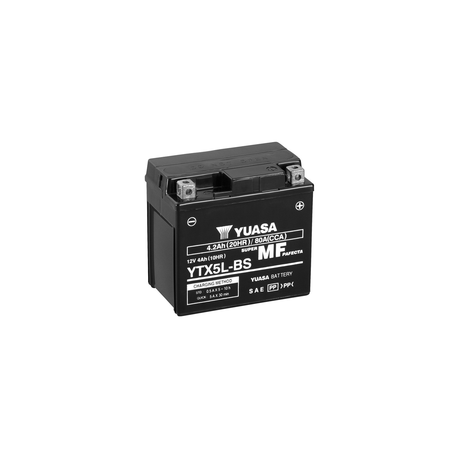 Аккумулятор автомобильный Yuasa 12V 4Ah MF VRLA Battery AGM (YTX5L-BS)