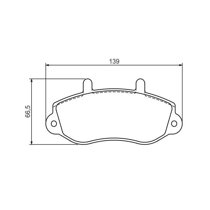 Гальмівні колодки Bosch 0 986 494 288 зображення 2