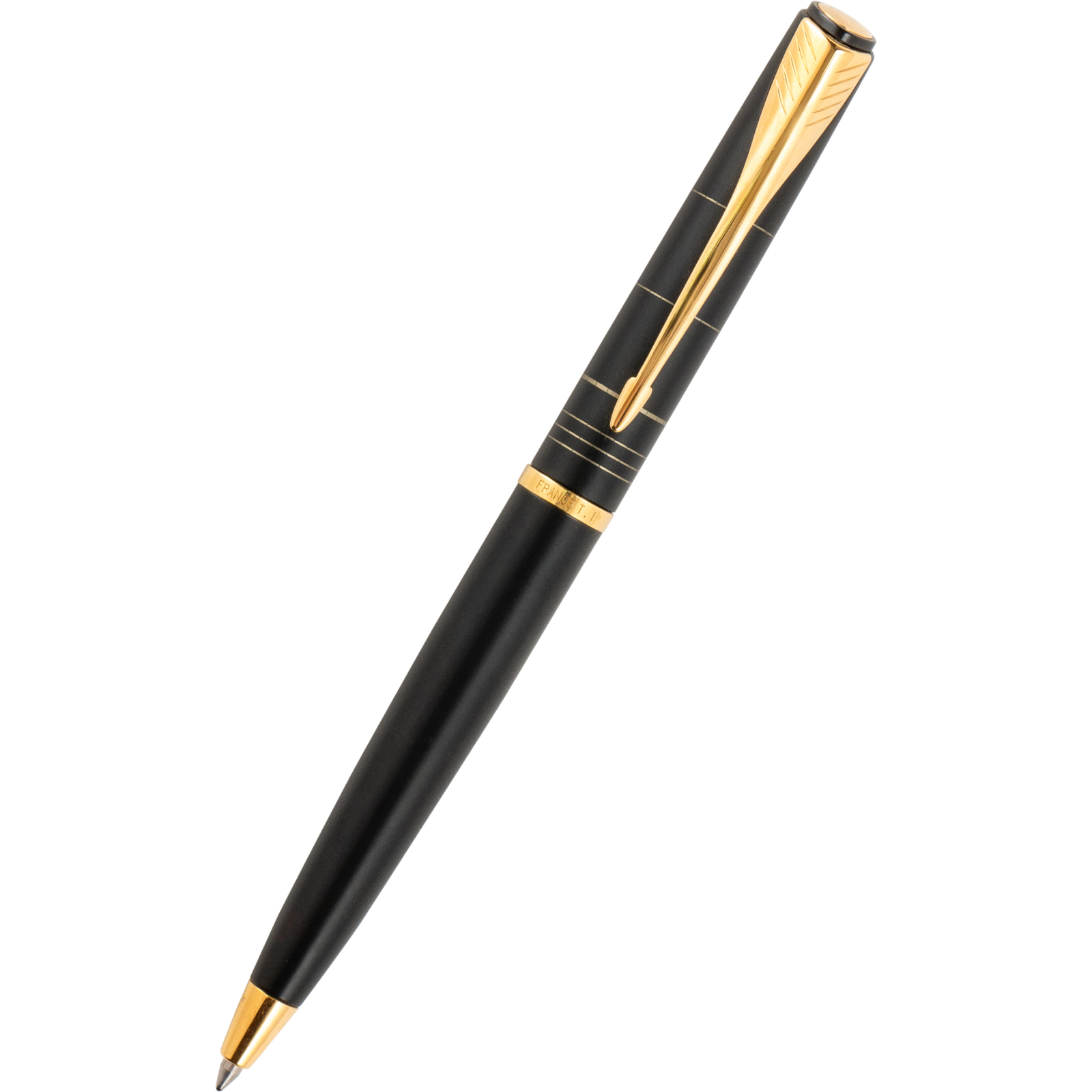 Ручка шариковая Parker P РШ Latitude K45Ч Silky Black GT черны (K45Ч) изображение 2