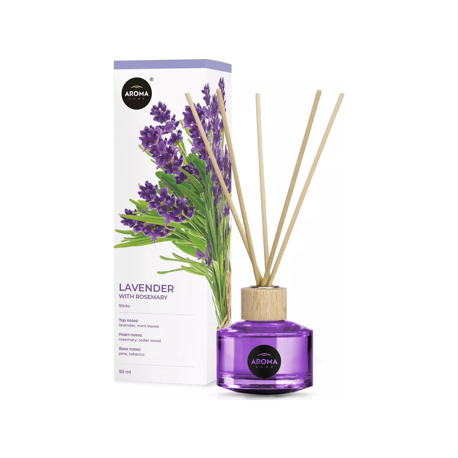 Аромадиффузор Aroma Home Basic Line - Lavender with Rosemary 50 мл (5907718927634)