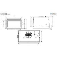 Витяжка кухонна Elica LANE IX/A/52 зображення 10