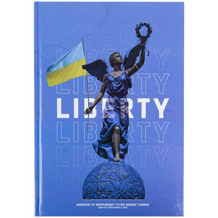 Канцелярская книга Axent Liberty А4, 96 листов, клетка, синяя (8422-551-A)