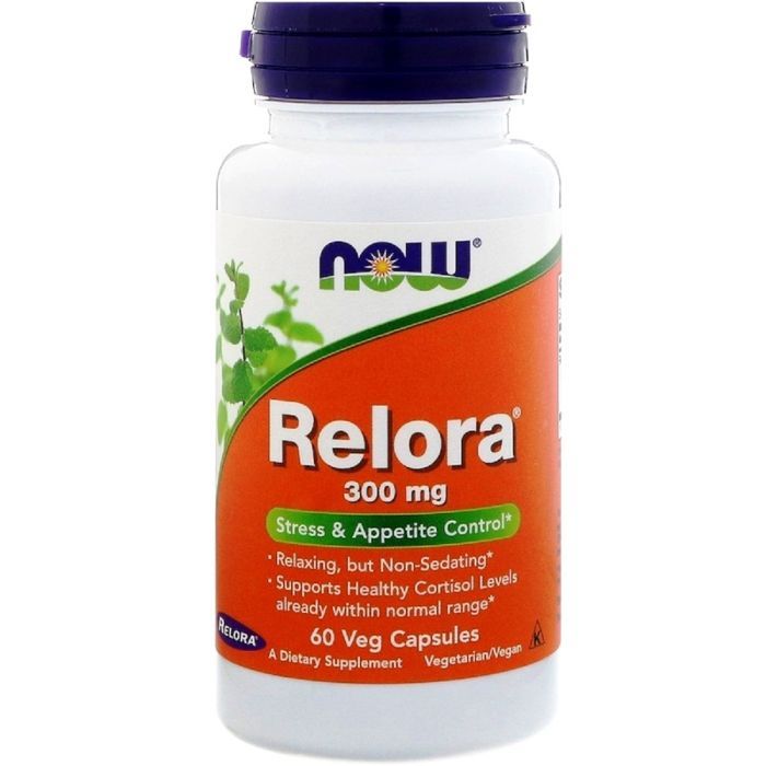Травы Now Foods Релора, Relora, 300 мг, 60 вегетарианских капсул (NOW-03342)