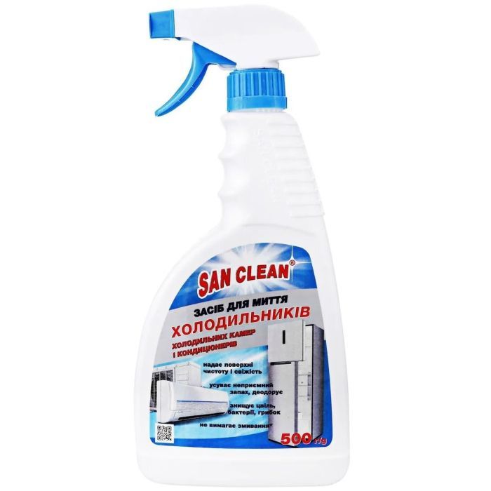 Средство для чистки холодильника San Clean с распылителем 500 г (4820003542958)