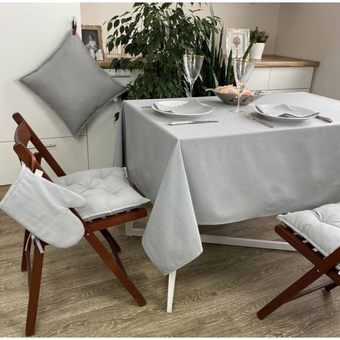 Скатертина Прованс Сіра 180х145 (4823093429505) зображення 3