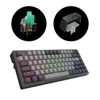 Клавиатура Dark Project KD83A PBT Mechanical Gateron Cap Teal Black (DP-KD-83A-004100-GTC) изображение 5