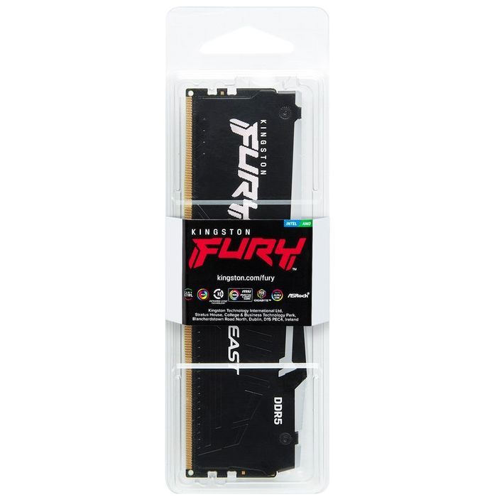 Модуль памяти для компьютера DDR5 16GB 5600 MHz FURY Beast RGB Kingston Fury (ex.HyperX) (KF556C40BBA-16) изображение 5