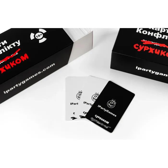 Настольная игра 18+ iPartyGames Карты конфликта. Суржиком УКР (1000408) изображение 3