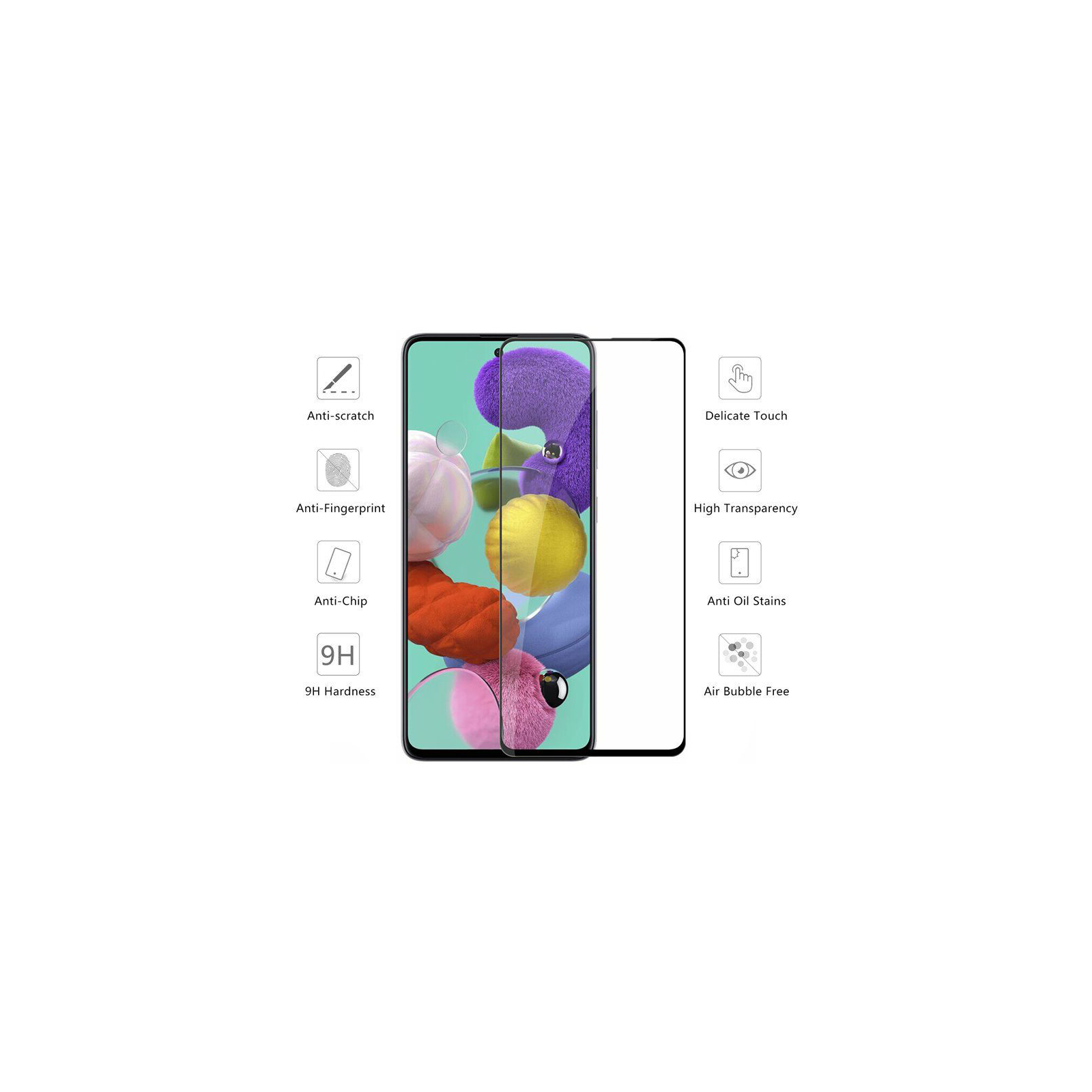 Стекло защитное Drobak Samsung Galaxy M51 (232321) изображение 3