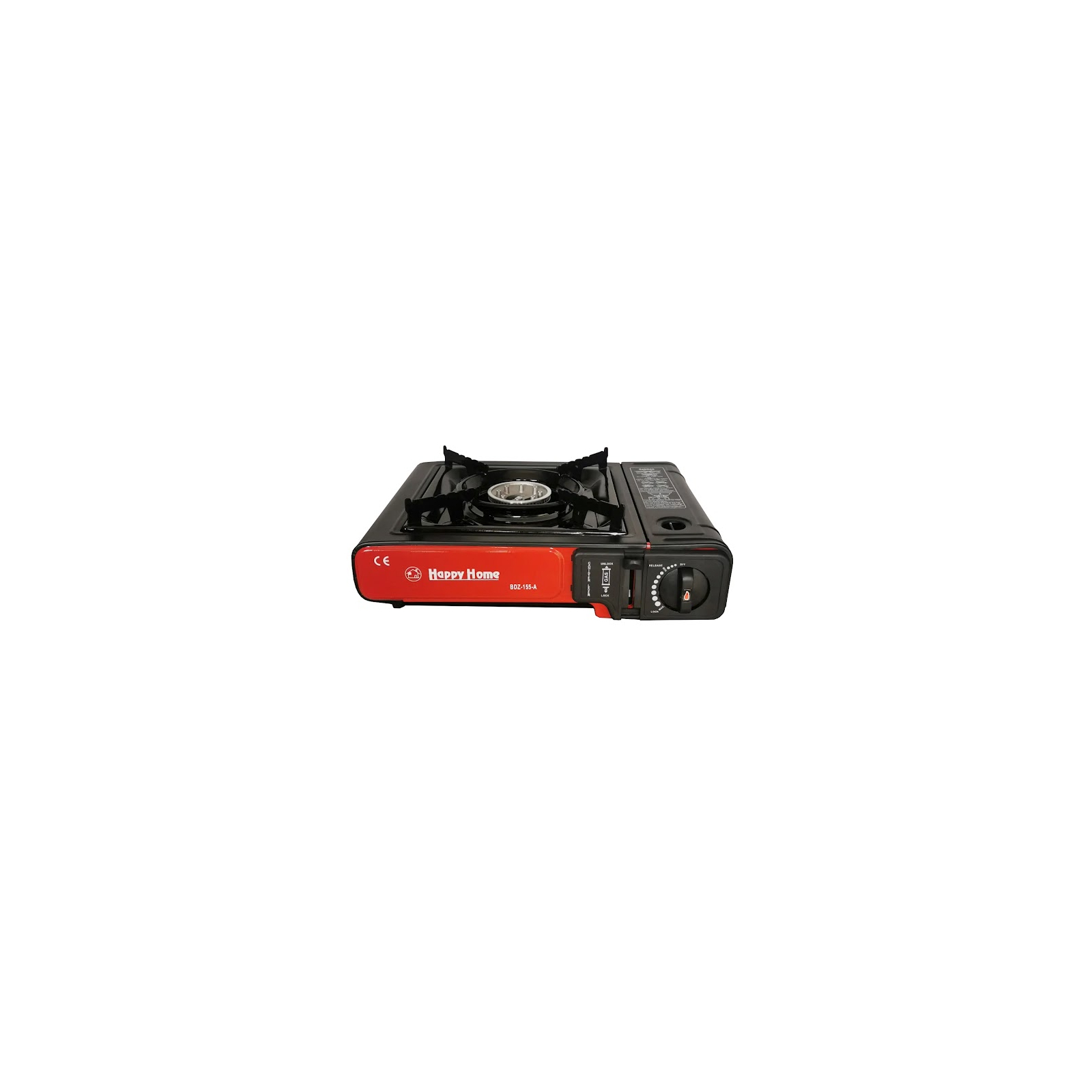 Портативная газовая плитка Happy Home BDZ-155-A Dual изображение 2