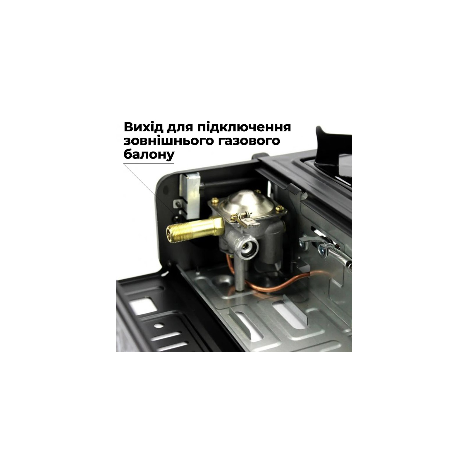 Портативная газовая плитка Happy Home BDZ-155-A Dual изображение 5