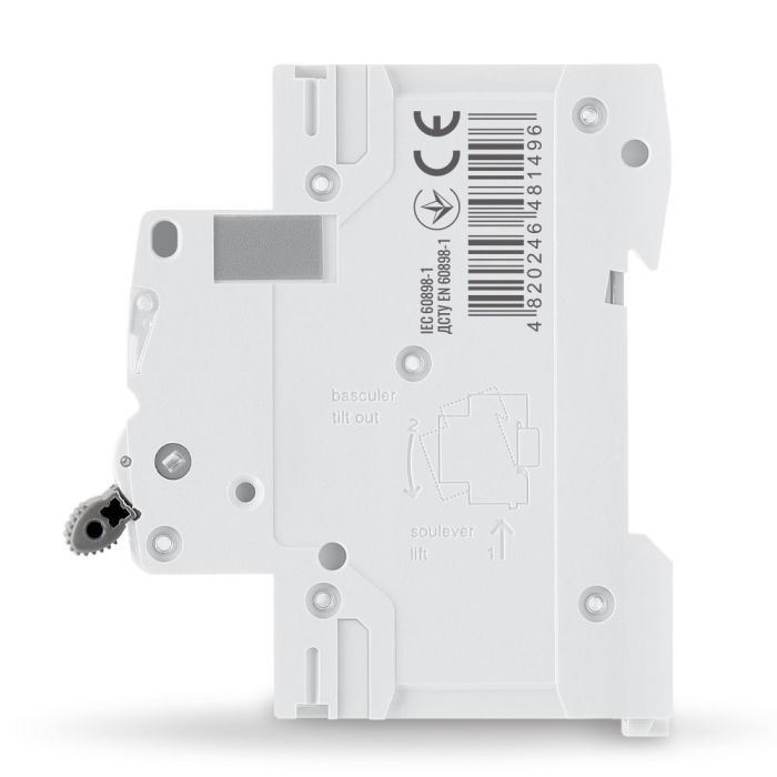 Автоматический выключатель Videx RS6 RESIST 2п 25А 6кА С (VF-RS6-AV2C25) изображение 3