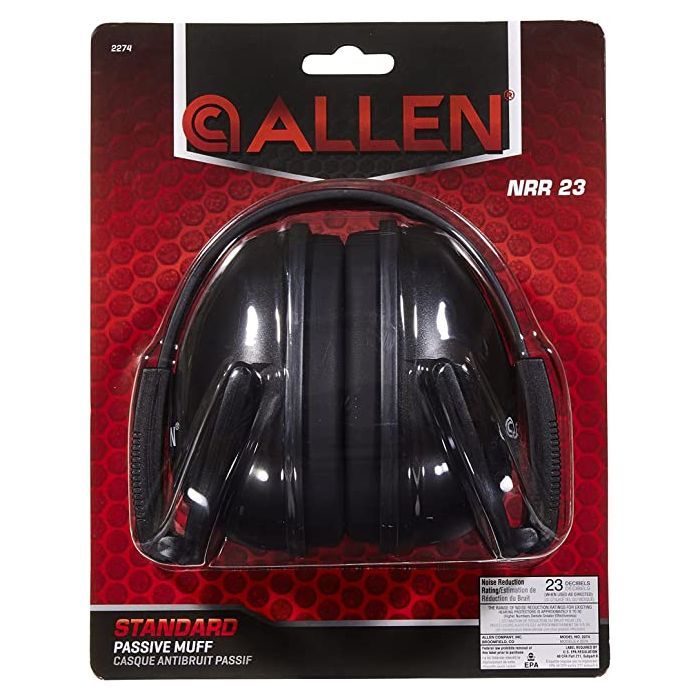 Тактичні навушники Allen Standard Passive Black (2274) зображення 5