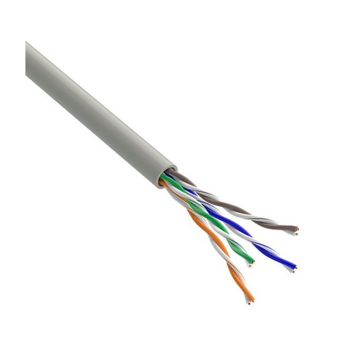 Кабель мережевий OK-Net UTP 100м cat.5e (U/UTP-cat.5Е-SL) (КПВ-ВП (100) 4*2*0,46 / 100)