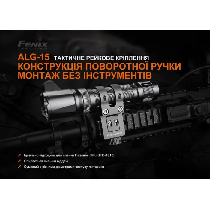 Крепление для фонаря Fenix ALG-15 изображение 5