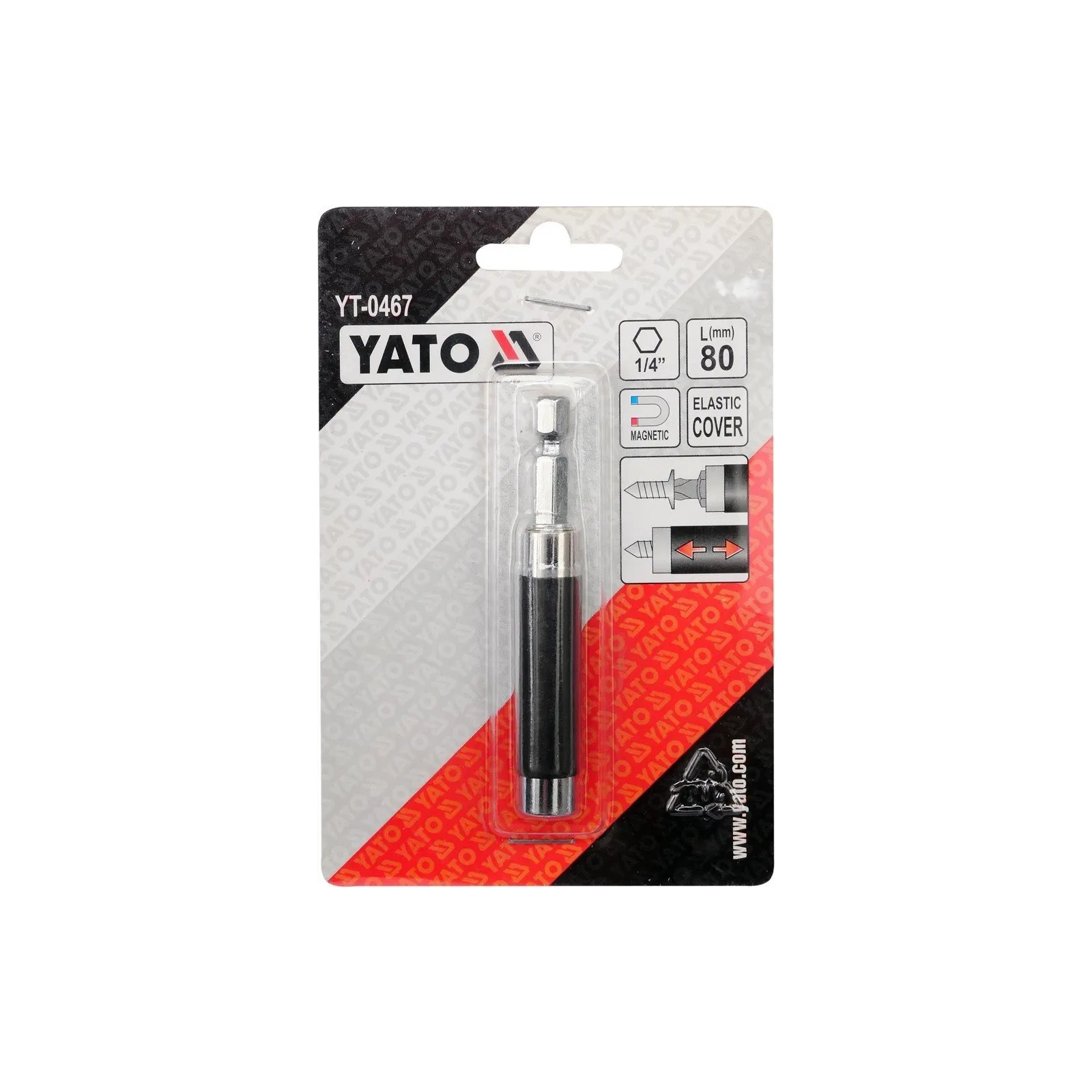 Держатель для бит Yato YT-0467 магнитный (YT-0467) изображение 2
