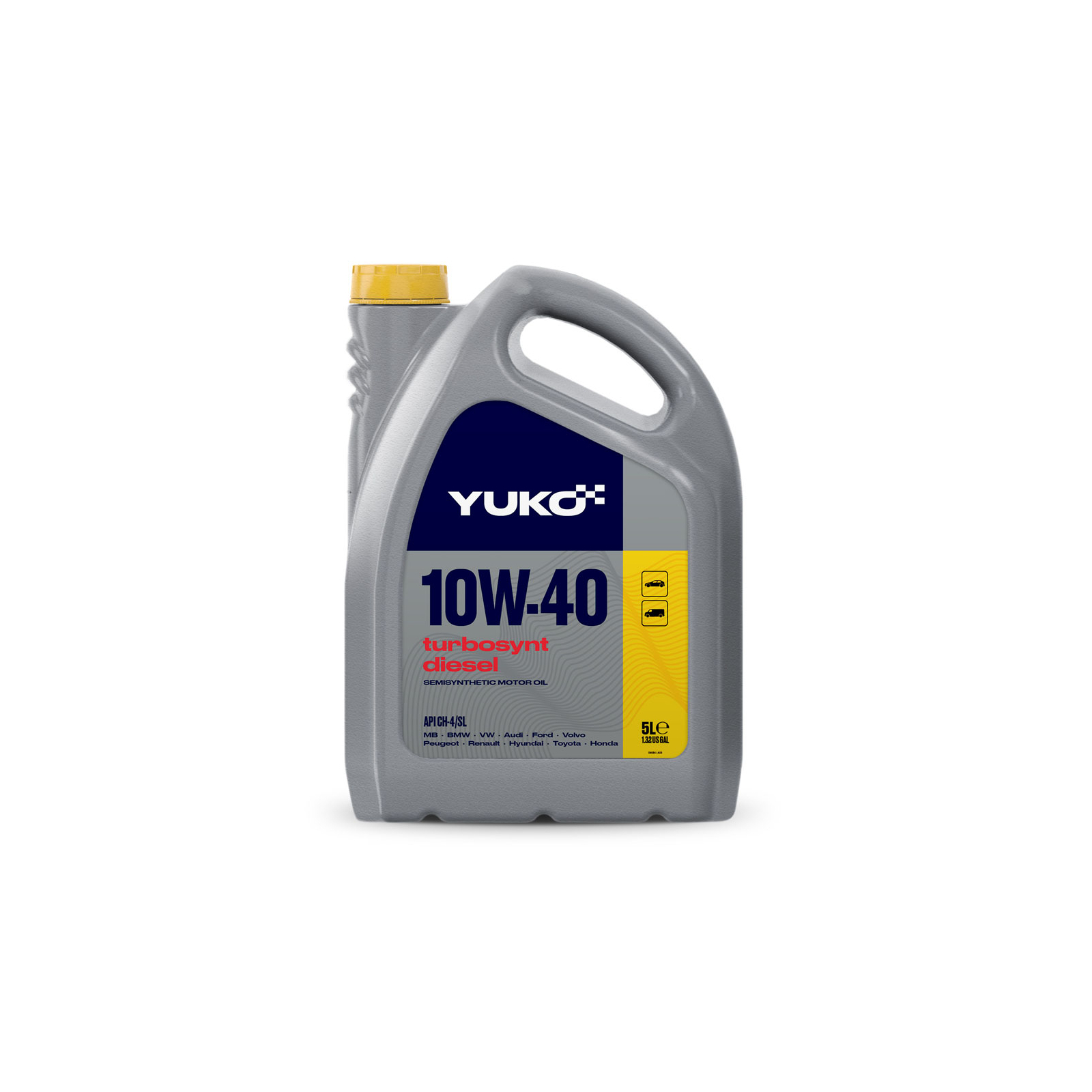 Моторное масло Yuko TURBOSYNT DIESEL 10W-40 1л (4820070242041)