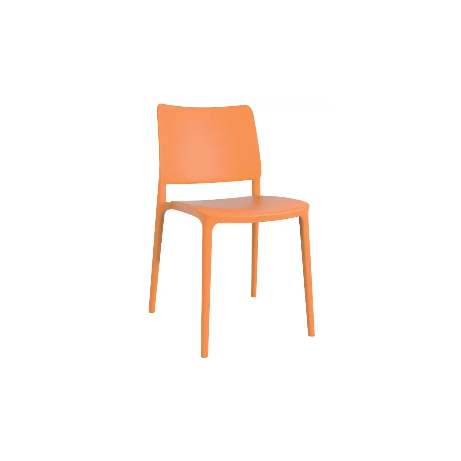 Кухонный стул PAPATYA Joy-S оранжевый 72 (4787)