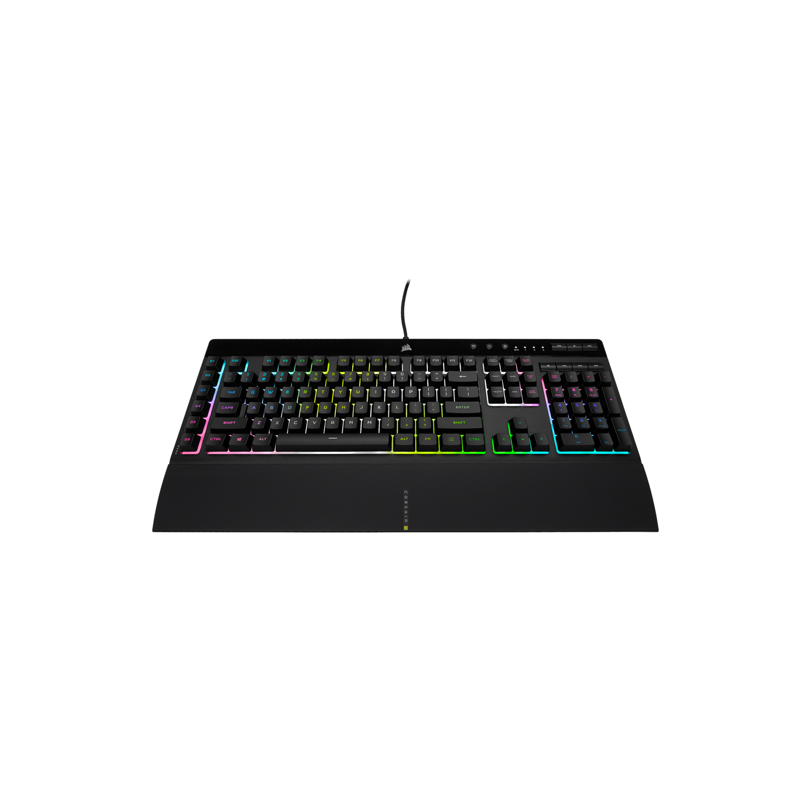 Клавіатура Corsair K55 RGB Pro XT USB UA Black (CH-9226715-RU) зображення 3