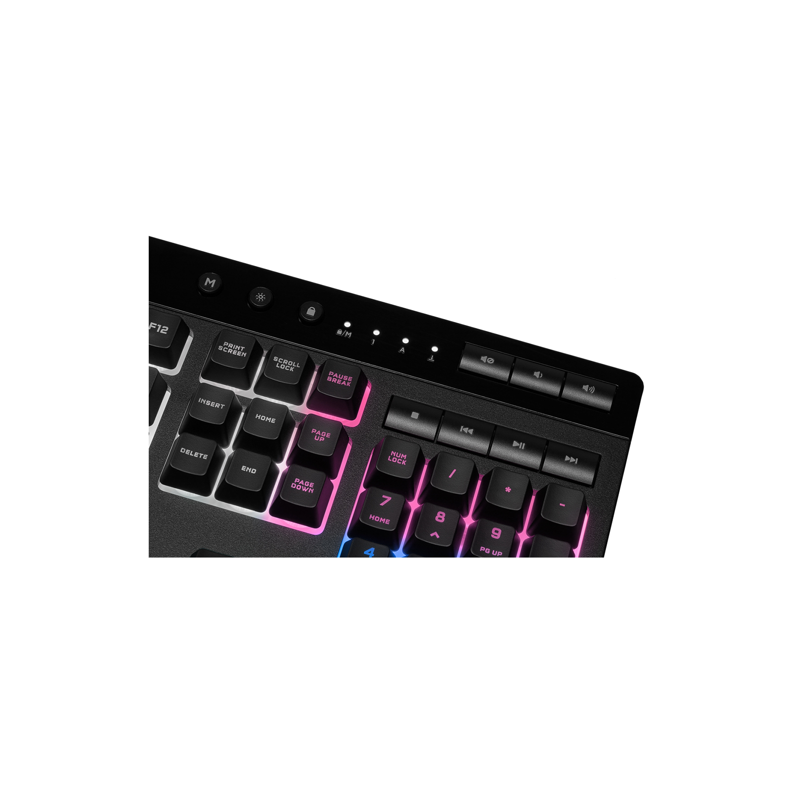 Клавіатура Corsair K55 RGB Pro XT USB UA Black (CH-9226715-RU) зображення 8