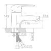 Смеситель TAU SM-2A144C (9843000) изображение 3