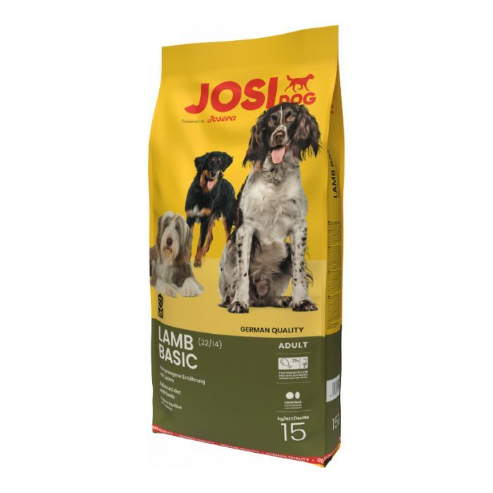 Сухой корм для собак Josera JosiDog Lamb Basic 15 кг (4032254770688)