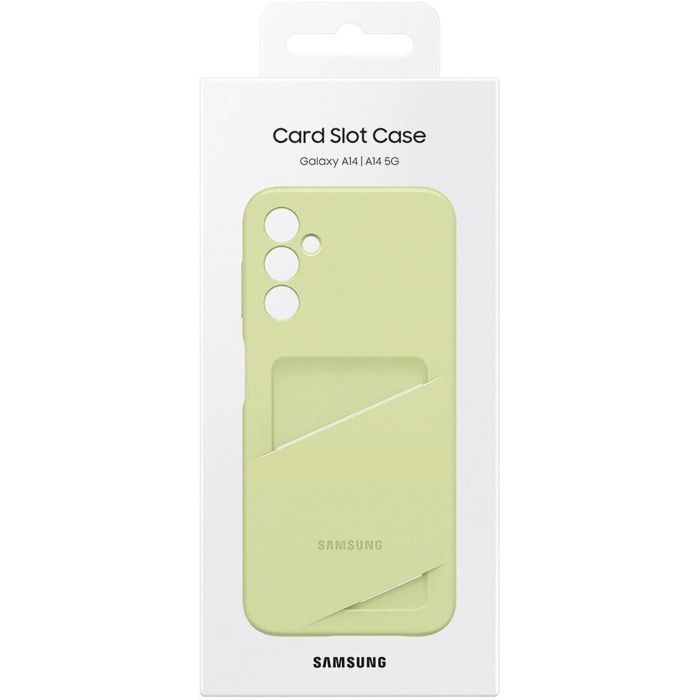Чохол до мобільного телефона Samsung A14 Card Slot Case Lime (EF-OA146TGEGRU) зображення 6