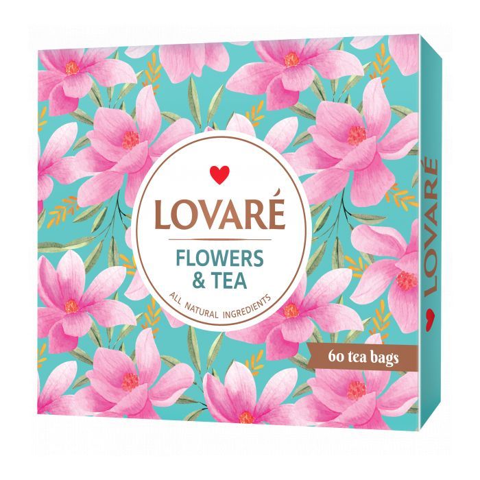 Чай Lovare Flowers & Tea 12 видов по 5 шт (lv.16171)