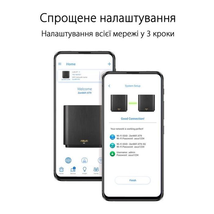 Маршрутизатор ASUS ZenWiFi XT9 2PK (90IG0740-MO3B40) зображення 5