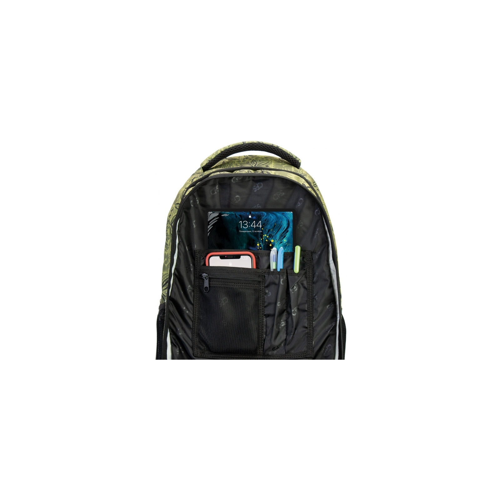 Рюкзак школьный Cool For School 15.5l 15 "Green/Black (CF86346) изображение 5