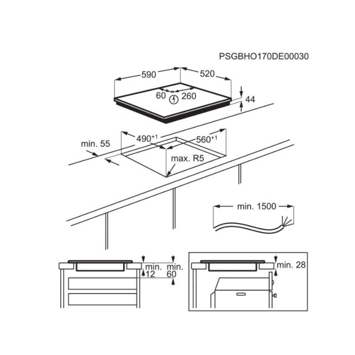 Варочна поверхня Electrolux CIR60433 зображення 9