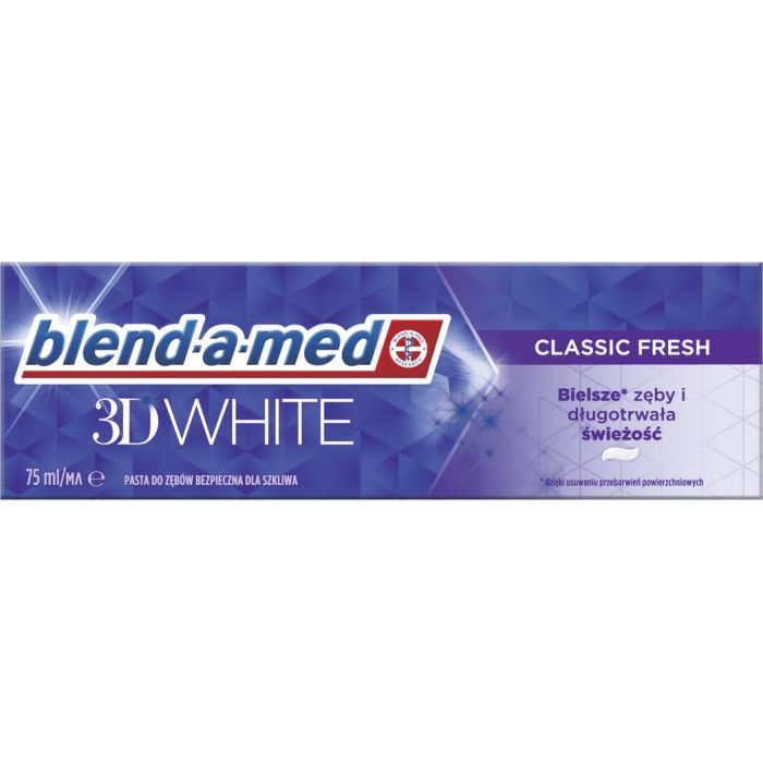 Зубная паста Blend-a-med 3D White Классическая свежесть 2 х 75 мл (8006540792940) изображение 2