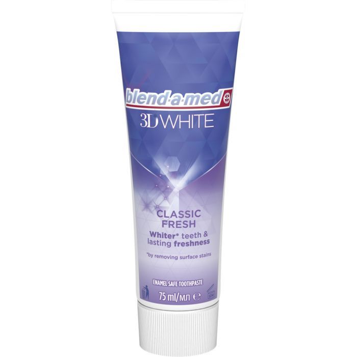 Зубная паста Blend-a-med 3D White Классическая свежесть 2 х 75 мл (8006540792940) изображение 3