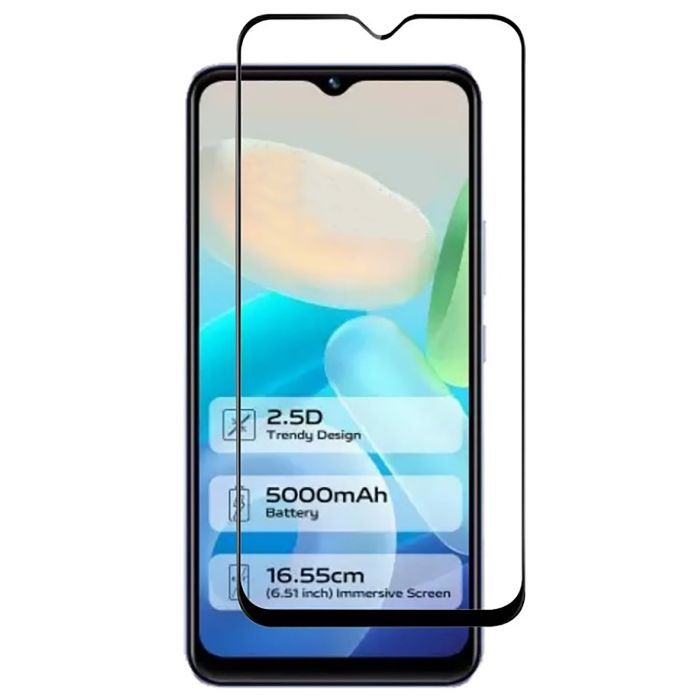 Стекло защитное BeCover Vivo Y02/Y02A Black (709275) изображение 2