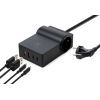 Зарядний пристрій Vinga 65W PD/QC 2xUSB-C+2xUSB-A+2xSchukoF 1.5m CEE7/7 (VCHG2OAC65)