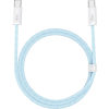 Дата кабель USB-C to USB-C 1.0m 5A Blue Baseus (CALD000203)