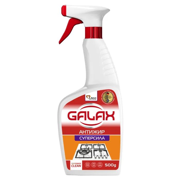 Спрей для чистки кухни Galax das PowerClean Анти-Жир Суперсила 500 г (4823128000709)