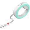 Повідець для собак WAUDOG R-leash світловідбиваюча стрічка XS-M до 40 кг 2.9 м салатовий (81275) зображення 3