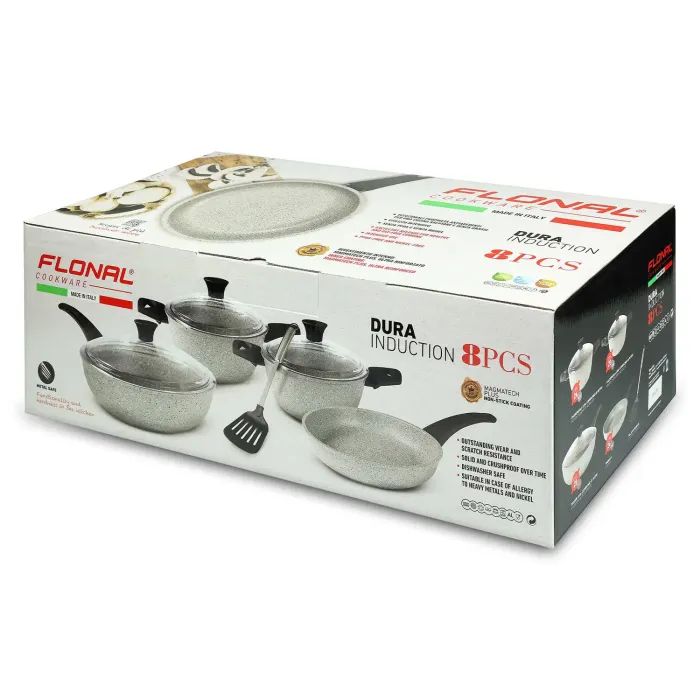 Набор посуды Flonal Dura Induction 8 предметів (DUISET08PZ) изображение 2