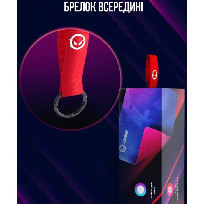 Коврик для мышки Lorgar Main 135 Purple (LRG-GMP135) изображение 11