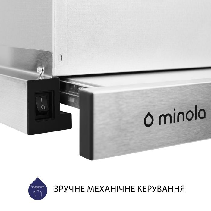 Витяжка кухонна Minola HTL 614 BL LED зображення 7