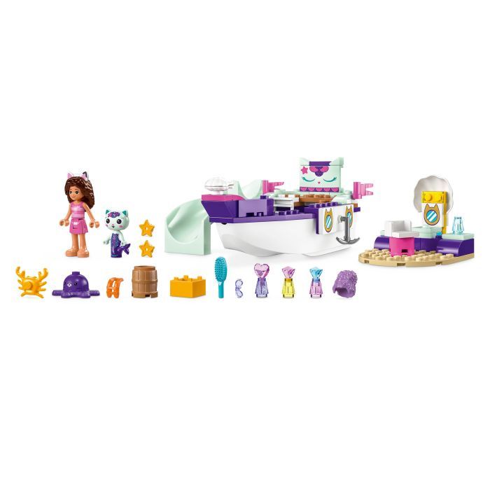 Конструктор LEGO Gabby's Dollhouse Корабль и спа Габби и Нявки 88 деталей (10786) изображение 5