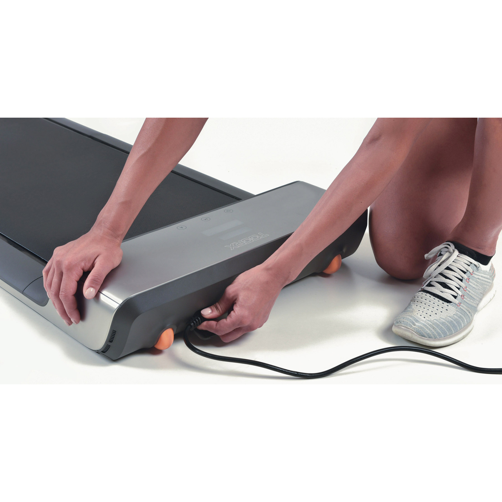 Бігова доріжка Toorx Treadmill WalkingPad with Mirage Display Mineral Grey (WP-G) (929880) зображення 11