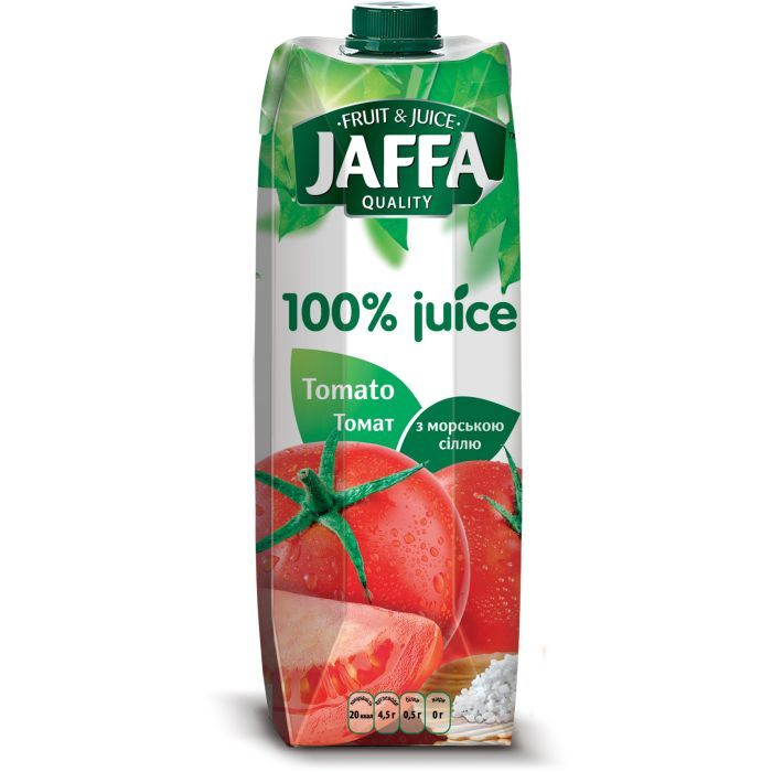 Сок Jaffa Томатный сок с солью 950 мл (4820003684931) изображение 2