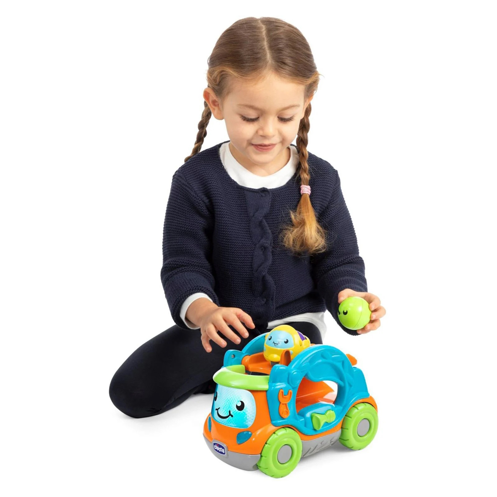 Развивающая игрушка Chicco Машинка музыкальная Грузовик Turbo Ball (10852.00) изображение 3