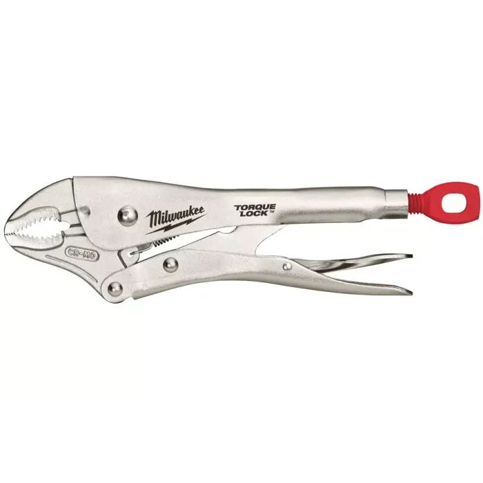Клещи Milwaukee зажимные Torque Lock, диаметр 1-51 мм, закругленные губки (4932471725)