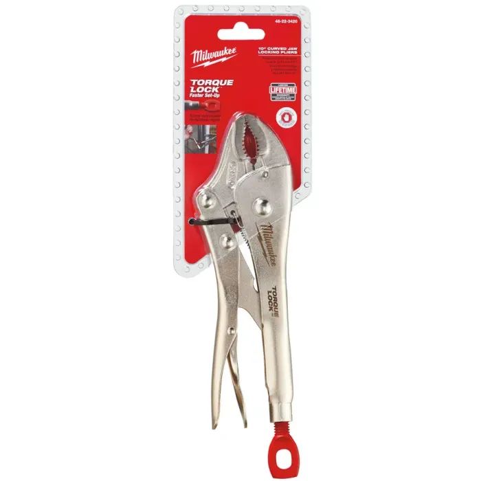 Клещи Milwaukee зажимные Torque Lock, диаметр 1-51 мм, закругленные губки (4932471725) изображение 3